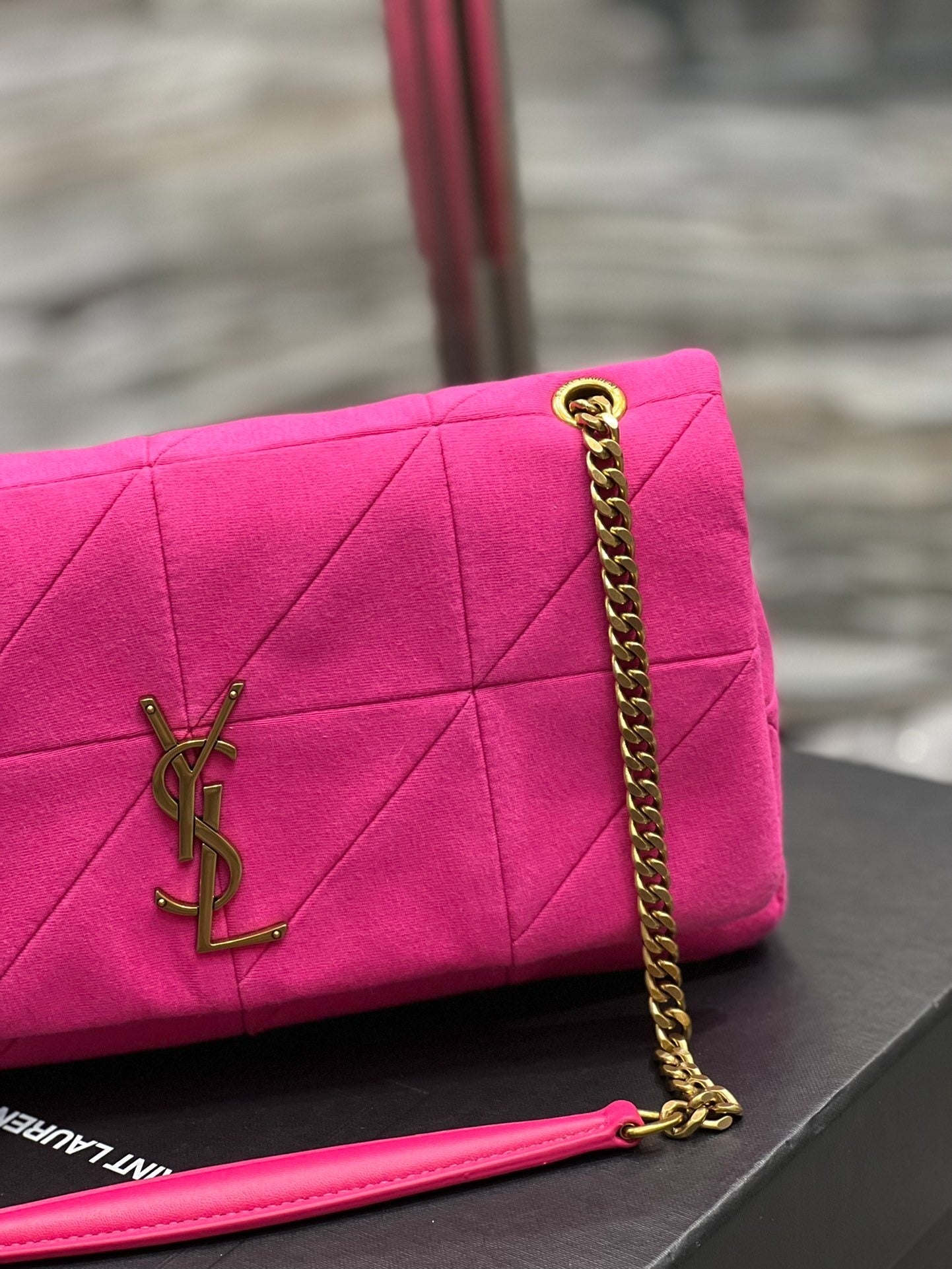 Mini College Statement compact structured bag with iconic detailing