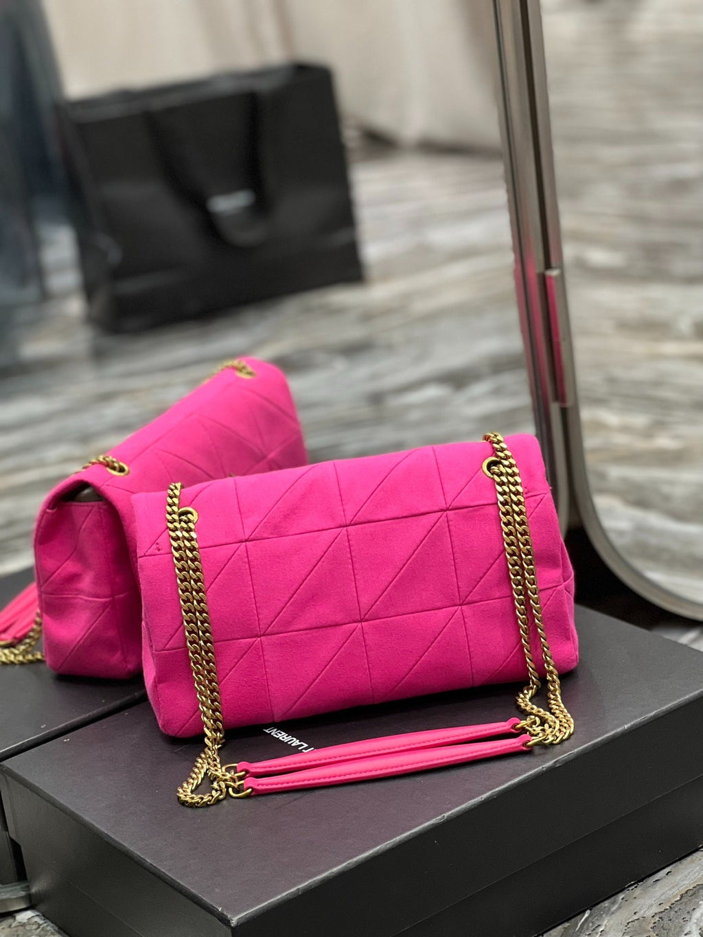 Mini College Statement compact structured bag with iconic detailing