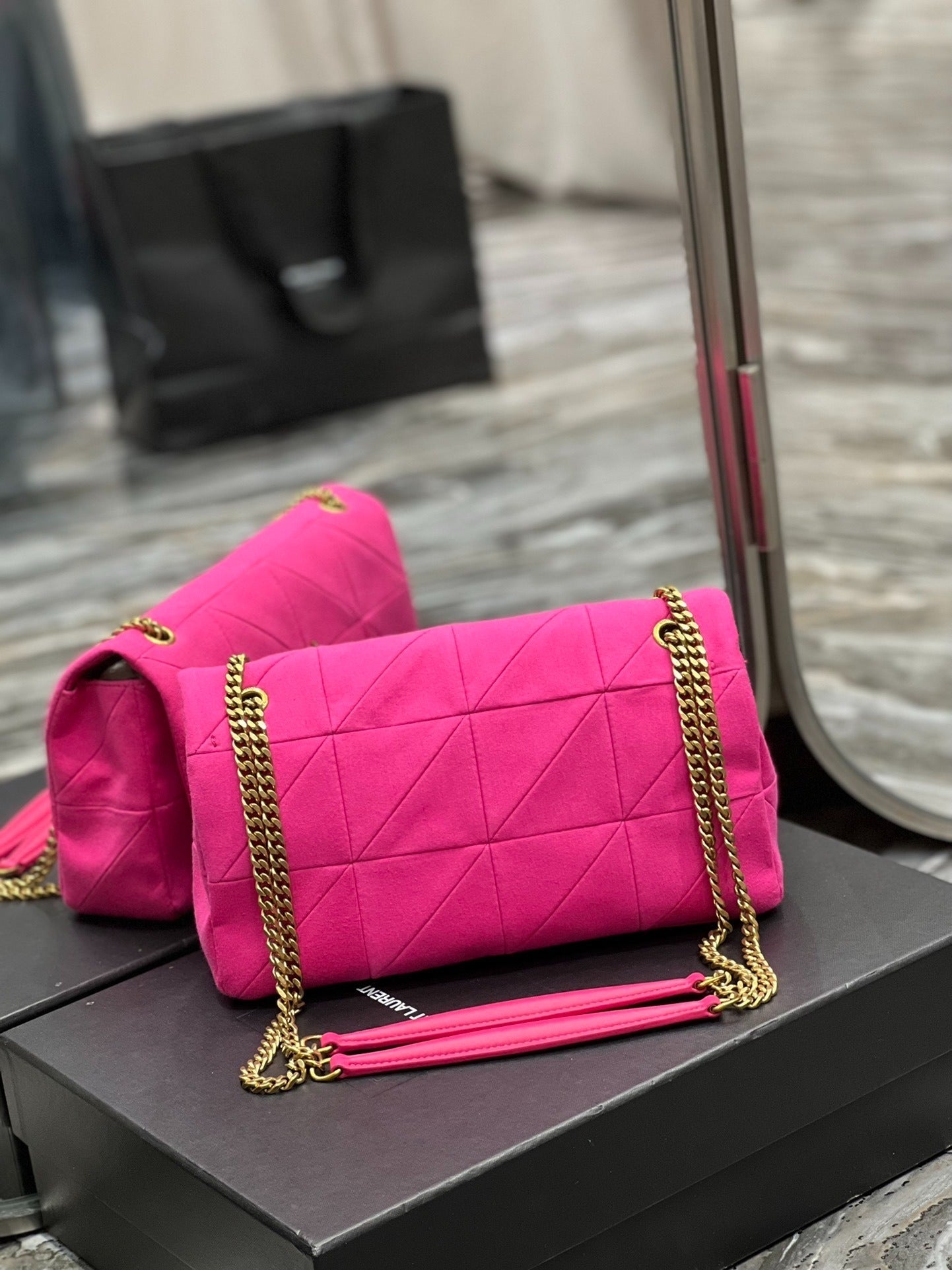 Mini College Statement compact structured bag with iconic detailing