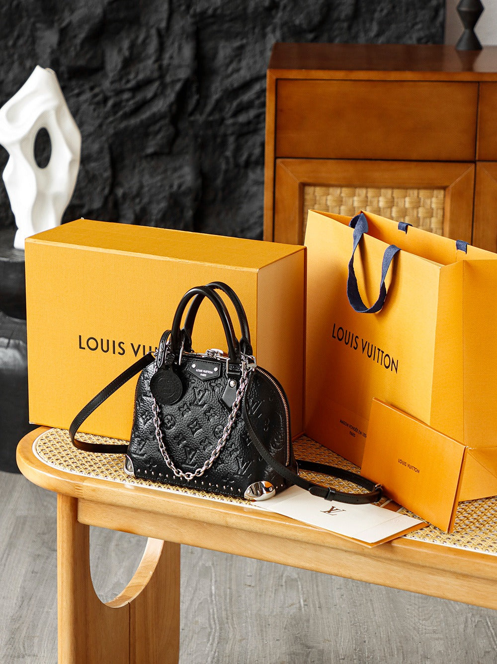 Monogram Alma Mini | Lorvien Maison Luxury Handbag