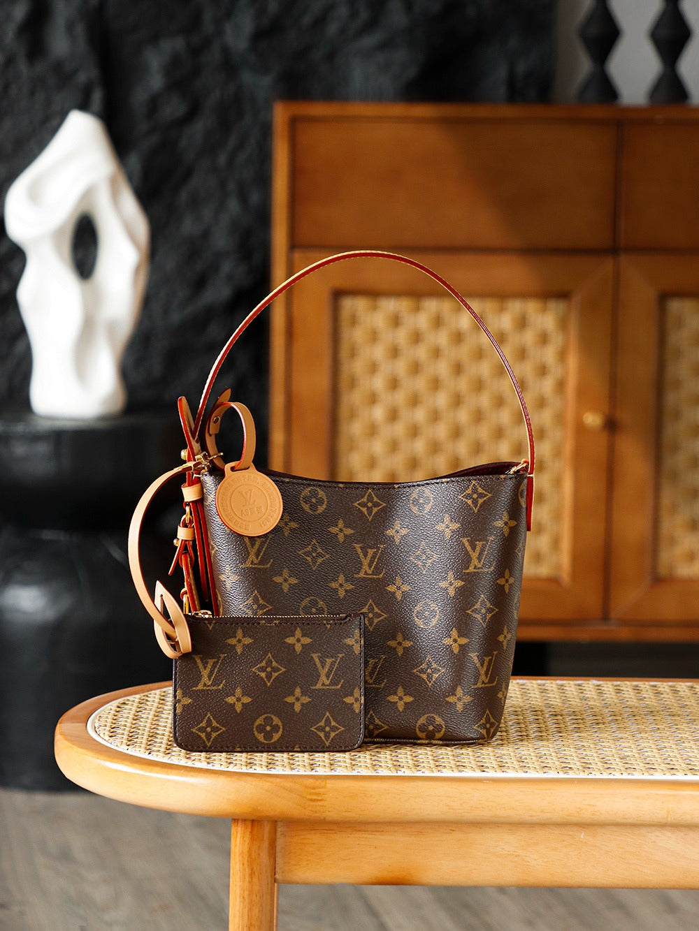 Monogram Bucket | Lorvien Maison Bucket Bag