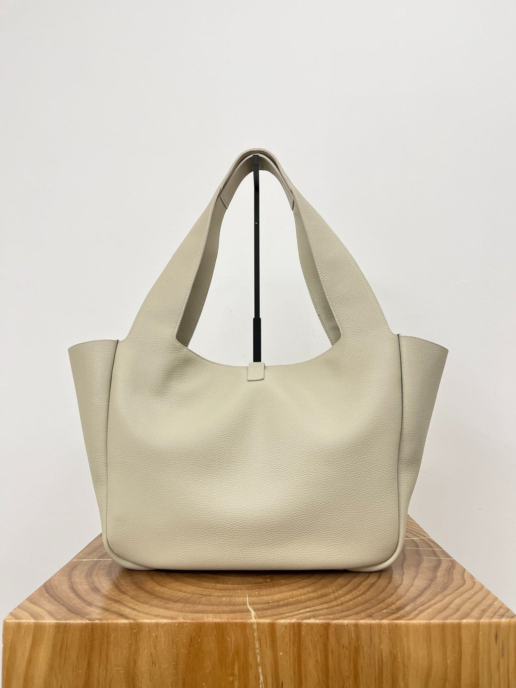 Refined Leather Tote with clean lines and premium materials